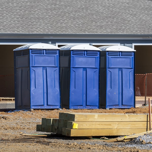 are there any restrictions on where i can place the portable toilets during my rental period in Dennisville NJ